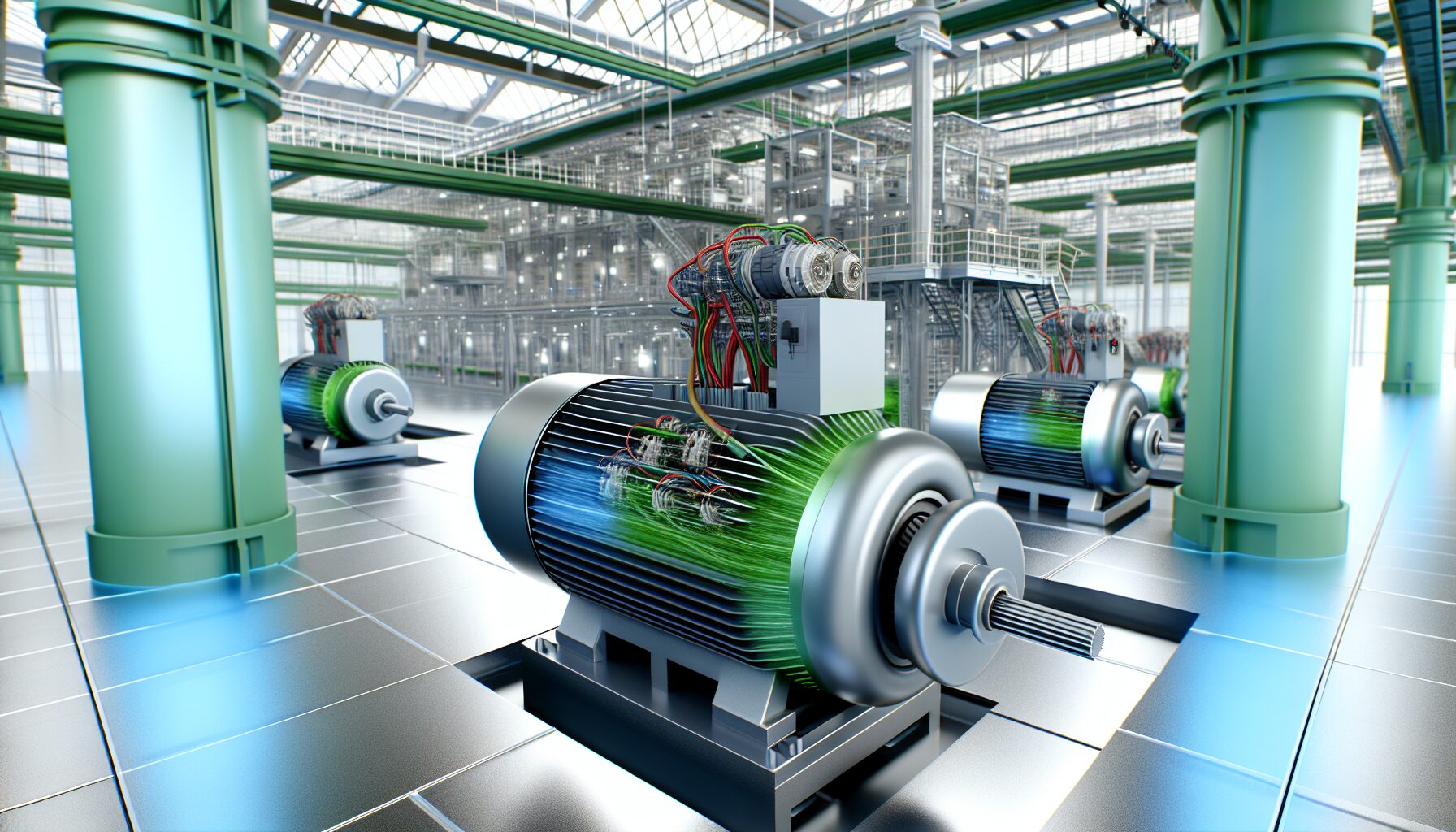Motori elettrici guidano la sostenibilità industriale