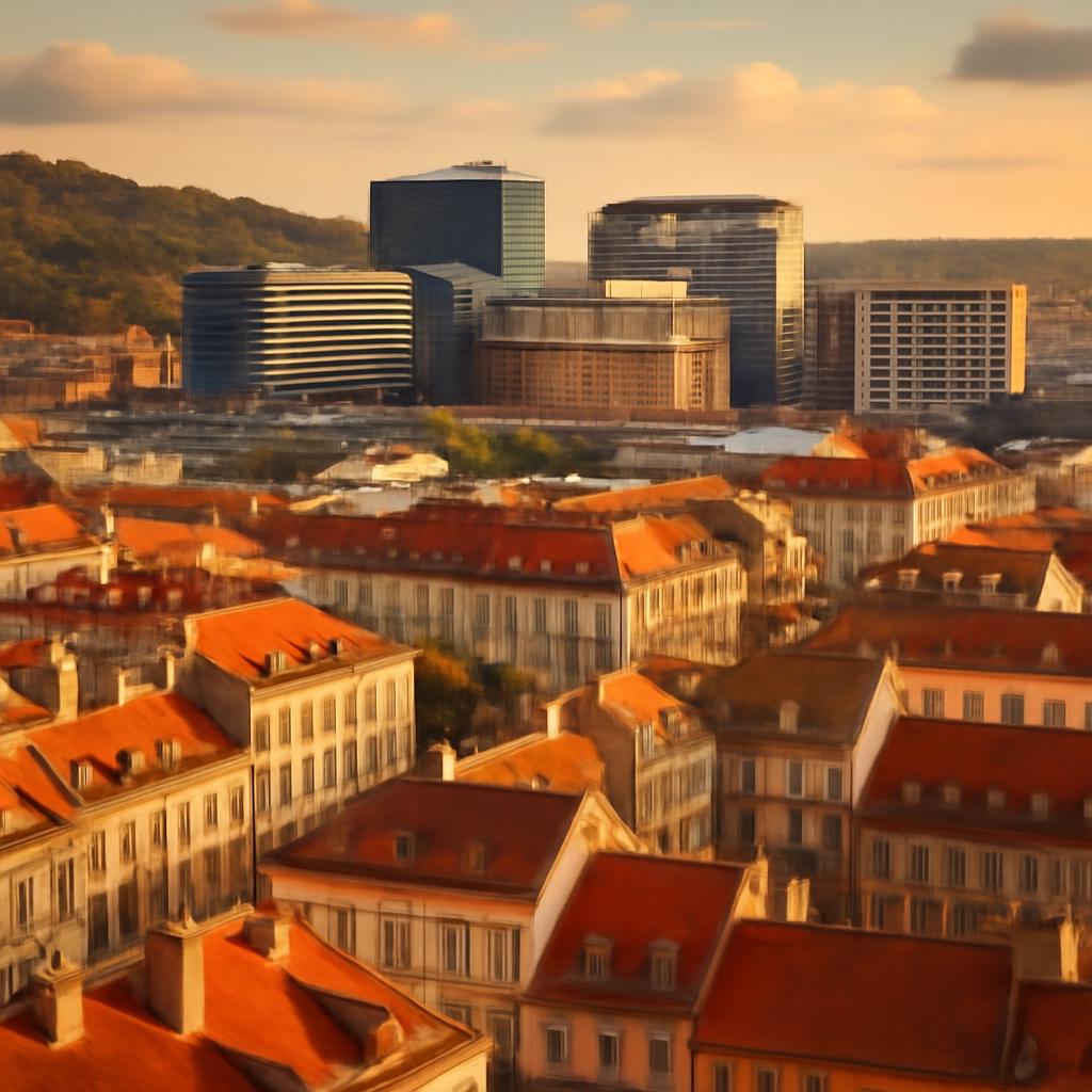 Pohled na Prahu 5, Smíchov a okolí Anděla