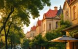 Letní procházka čtvrtí Dejvice a Bubeneč v Praze