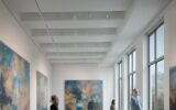 Moderní galerie v Praze – chladné výstavní sály v letních dnech