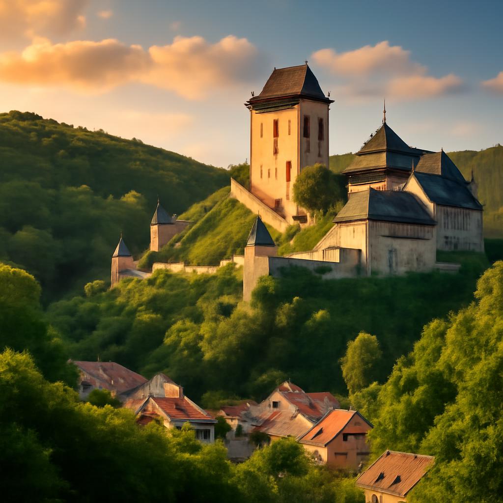 Hrad Karlštejn nad obcí v letním světle – tip na celodenní výlet z Prahy