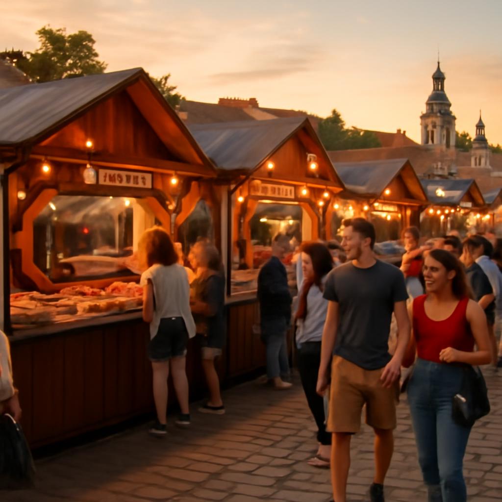 Street food v Praze – trhy a stánky s jídlem za letního večera