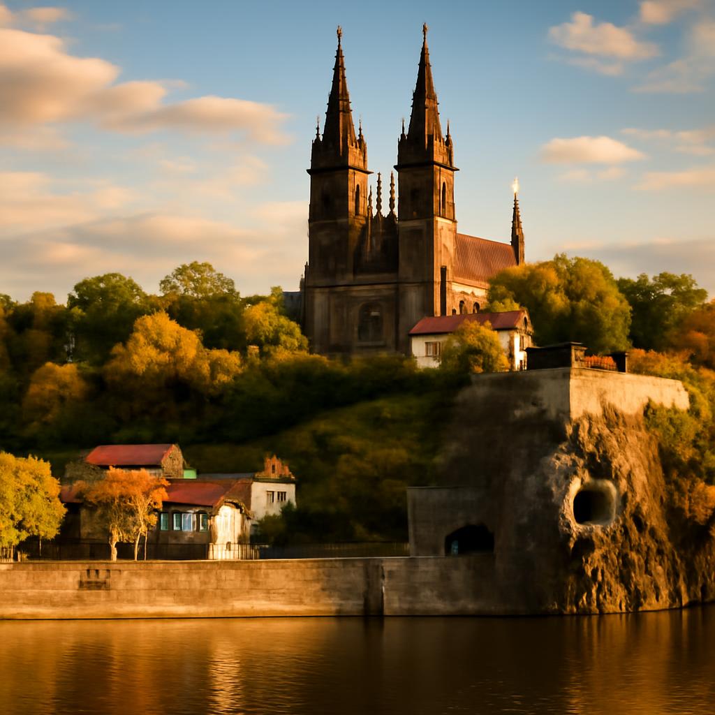 Vyšehrad – bazilika sv. Petra a Pavla nad Vltavou