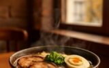 Miska ramenu v pražském ramen baru