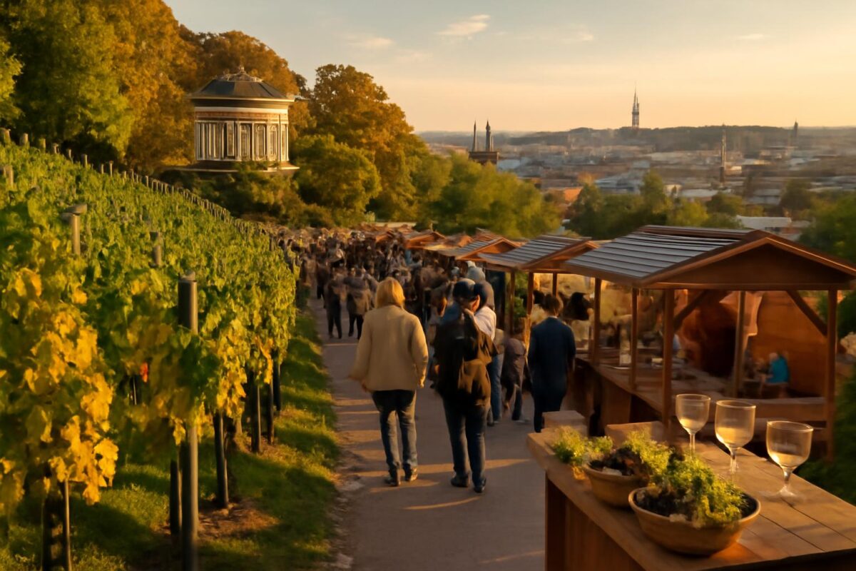 Vinobraní v Praze – vinice a slavnost vína v Havlíčkových sadech (Grébovka)