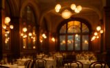 Francouzská restaurace v Praze v secesním interiéru